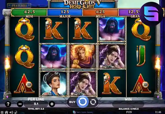 Demi Gods V - Hold & Hit
