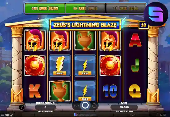 Zeus's Lightning Blaze